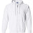 Gildan G186 Adult Heavy Blend Adult 8 oz., 50 - 50 Full - Zip Hood White S Full - Zip Hoodies