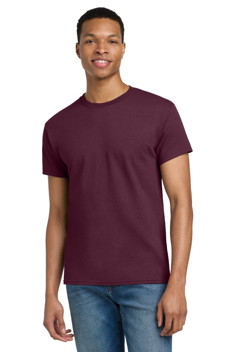 Gildan G200 Ultra Cotton T-Shirt Blank Wholesale Tee S - 5XL Maroon S Short Sleeve T-Shirts