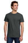 Gildan G300 Unisex Light Cotton T-Shirt Heather Dark Grey XS Short Sleeve T-Shirts