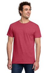 Gildan G300 Unisex Light Cotton T-Shirt Heather Red XS Short Sleeve T-Shirts