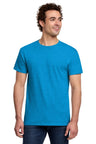 Gildan G300 Unisex Light Cotton T-Shirt Heather Sapphire XS Short Sleeve T-Shirts