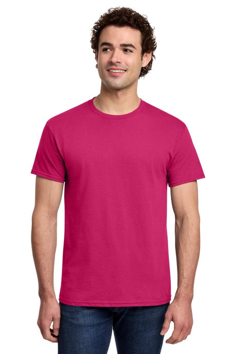 Gildan G300 Unisex Light Cotton T-Shirt Heather Sapphire XS Short Sleeve T-Shirts