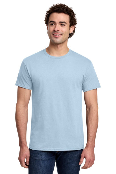 Gildan G300 Unisex Light Cotton T-Shirt Light Blue XS Short Sleeve T-Shirts