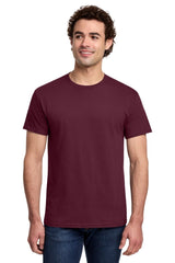Gildan G300 Unisex Light Cotton T-Shirt Maroon XS Short Sleeve T-Shirts