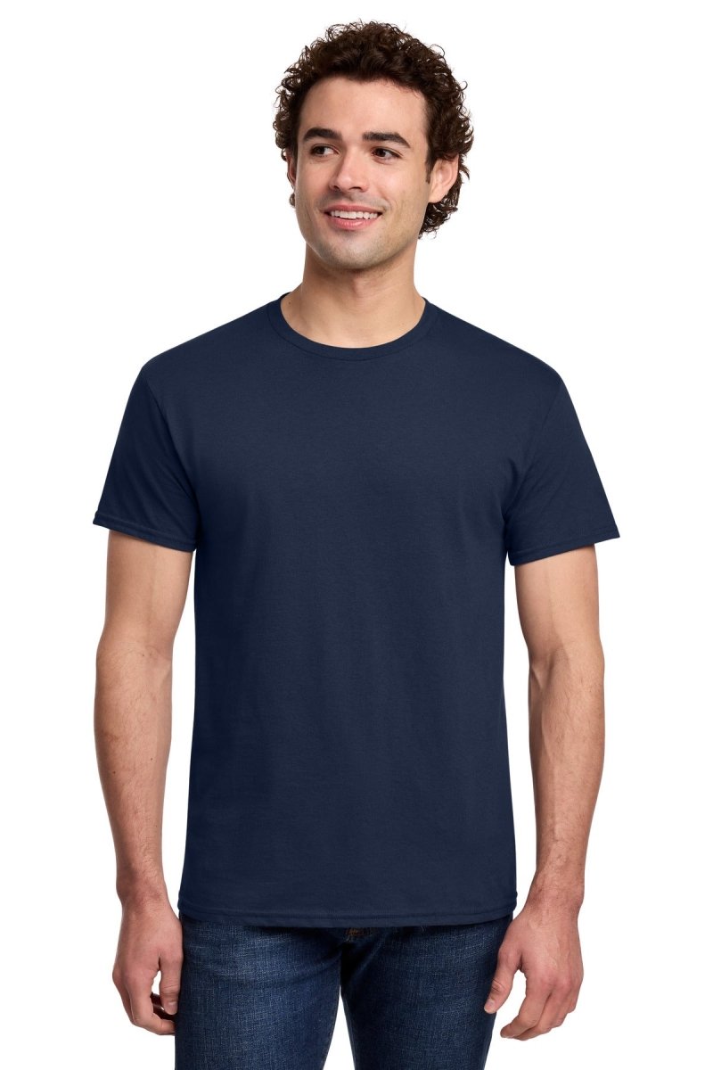 Gildan G300 Unisex Light Cotton T-Shirt Navy XS Short Sleeve T-Shirts