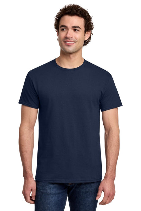 Gildan G300 Unisex Light Cotton T-Shirt Navy XS Short Sleeve T-Shirts