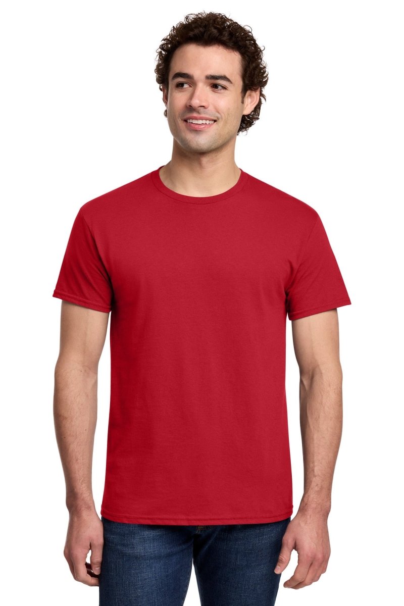 Gildan G300 Unisex Light Cotton T-Shirt Red XS Short Sleeve T-Shirts