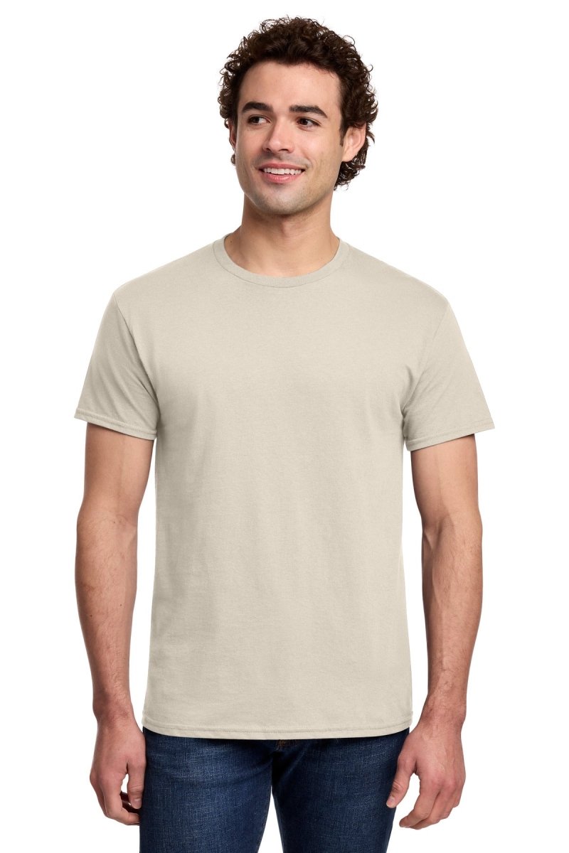 Gildan G300 Unisex Light Cotton T-Shirt Sand XS Short Sleeve T-Shirts