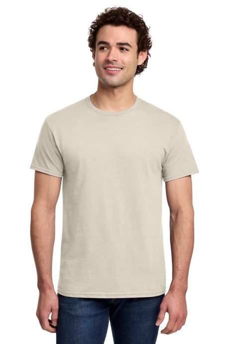 Gildan G300 Unisex Light Cotton T-Shirt Sand XS Short Sleeve T-Shirts