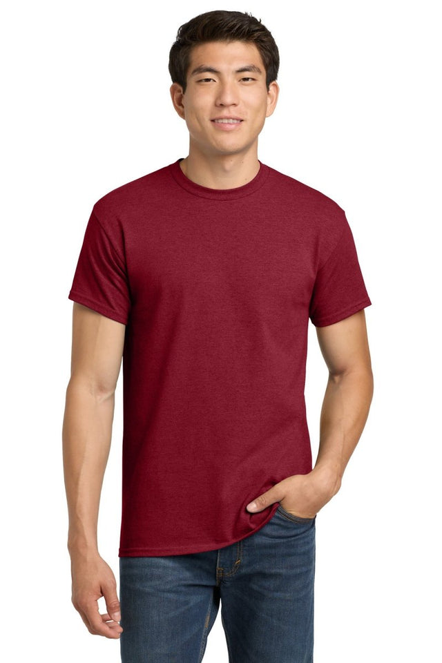 Gildan G500 Unisex Heavy Cotton 5.3 oz T-Shirt Antique Cherry Red S Short Sleeve T-Shirts