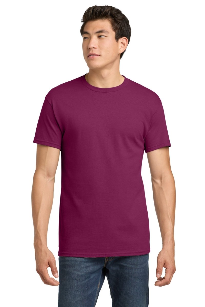 Gildan G500 Unisex Heavy Cotton 5.3 oz T-Shirt Berry S Short Sleeve T-Shirts