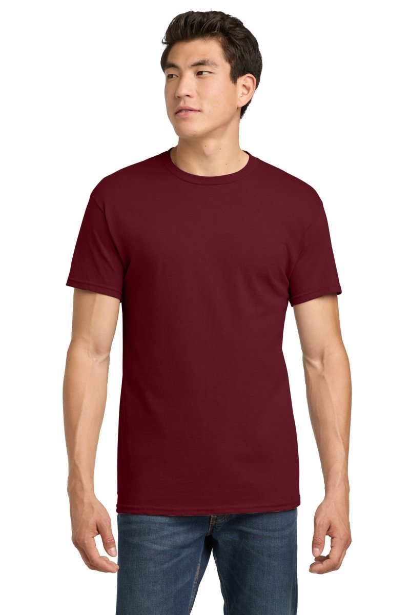 Gildan G500 Unisex Heavy Cotton 5.3 oz T-Shirt Garnet S Short Sleeve T-Shirts