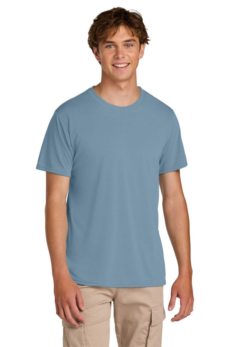 Gildan ® Gildan Performance ® T-Shirt. 42000 - Gildan 42000 Stone Blue S Short Sleeve T-Shirts