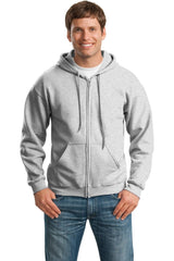 Gildan - Heavy Blend Full - Zip Hooded Sweatshirt. 18600 - Gildan 18600 Ash S Hoodies
