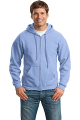 Gildan - Heavy Blend Full - Zip Hooded Sweatshirt. 18600 - Gildan 18600 Carolina Blue S Hoodies
