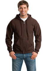 Gildan - Heavy Blend Full - Zip Hooded Sweatshirt. 18600 - Gildan 18600 Dark Chocolate S Hoodies