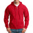 Gildan - Heavy Blend Full - Zip Hooded Sweatshirt. 18600 - Gildan 18600 Red S Hoodies