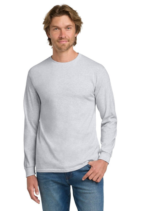 Gildan ® - Heavy Cotton ™ 100% Cotton Long Sleeve T-Shirt. 5400 - Gildan 5400 Ash S Long Sleeve T-Shirts