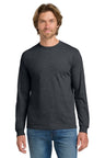 Gildan ® - Heavy Cotton ™ 100% Cotton Long Sleeve T-Shirt. 5400 - Gildan 5400 Dark Heather S Long Sleeve T-Shirts