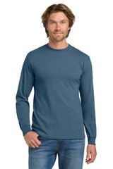 Gildan ® - Heavy Cotton ™ 100% Cotton Long Sleeve T-Shirt. 5400 - Gildan 5400 Indigo Blue S Long Sleeve T-Shirts