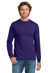 Gildan ® - Heavy Cotton ™ 100% Cotton Long Sleeve T-Shirt. 5400 - Gildan 5400 Purple S Long Sleeve T-Shirts