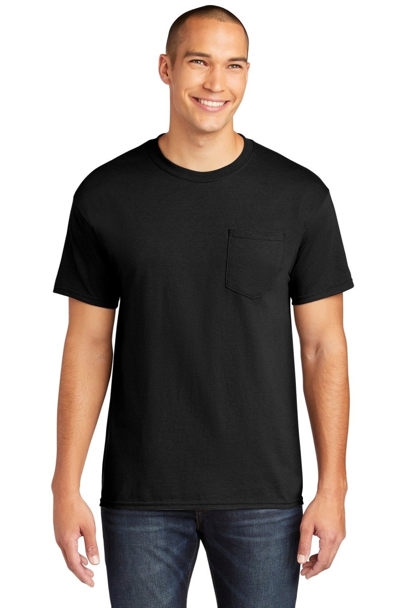 Gildan ® Heavy Cotton ™ 100% Cotton Pocket T-Shirt. 5300 - Gildan 5300 Black S Pocket T-Shirts