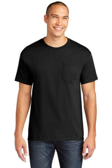 Gildan ® Heavy Cotton ™ 100% Cotton Pocket T-Shirt. 5300 - Gildan 5300 Black S Pocket T-Shirts