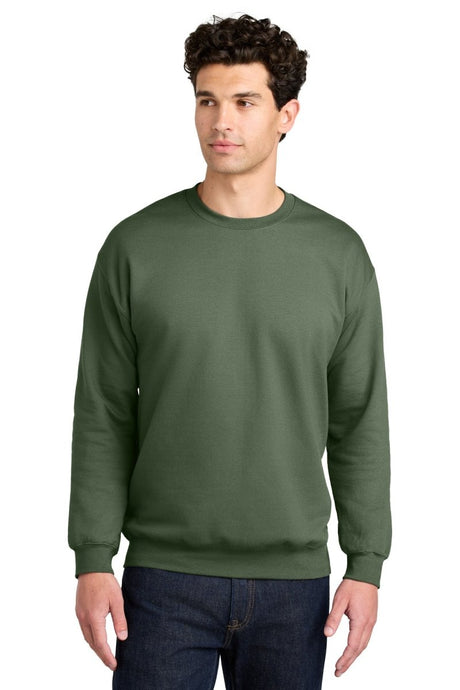 Gildan ® Softstyle ® Crewneck Sweatshirt SF000 - Gildan SF000 Military Green S Crewneck Sweatshirts