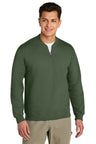 Gildan ® Softstyle ® Midweight Fleece 1/4 - Zip SF008 - Gildan SF008 Military Green S Sweatshirts/Fleece