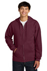Gildan Softstyle ® Midweight Fleece Full - Zip Hooded Sweatshirt SF600 - Gildan SF600 Maroon S Zip Hoodies