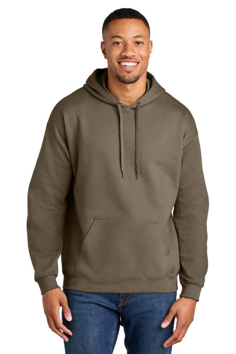 Gildan ® Softstyle ® Midweight Pullover Hooded Sweatshirt SF500 - Gildan SF500 Brown Savana S Hoodies