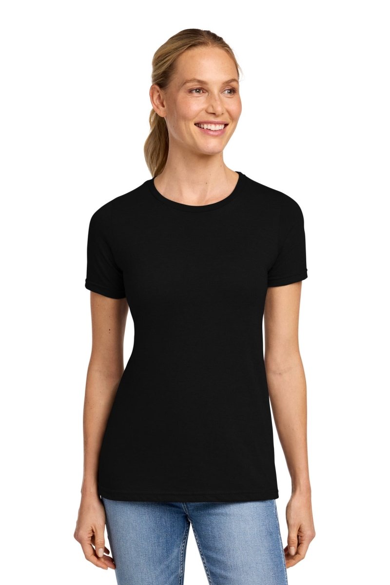 Gildan ® Softstyle ® Women's CVC T-Shirt 64001LCVC - Gildan 64001LCVC Pitch Black S Short Sleeve T-Shirts