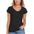 Gildan Softstyle ® Women's Fit V - Neck T-Shirt. 64V00L - Gildan 64V00L Black S Short Sleeve T-Shirts