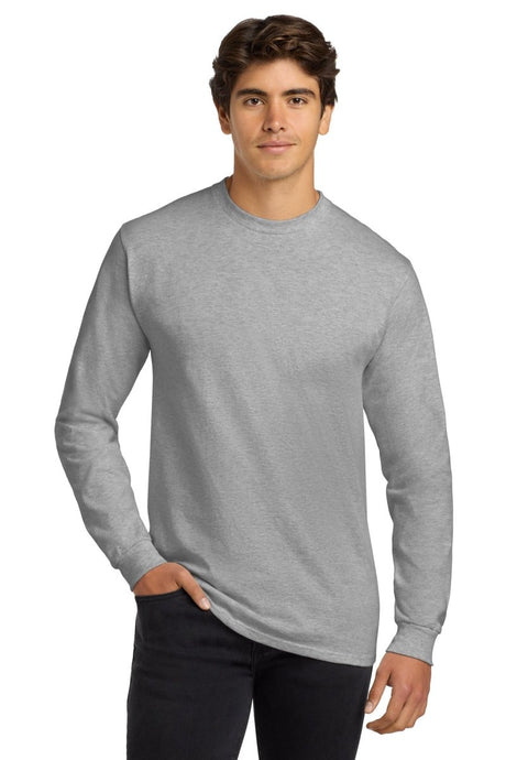 Gildan - Ultra Cotton 100% US Cotton Long Sleeve T-Shirt. G2400 - Gildan G2400 Ash S Long Sleeve T-Shirts