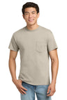 Gildan ® - Ultra Cotton ® 100% US Cotton T-Shirt with Pocket. 2300 - Gildan 2300 Sand S Short Sleeve T-Shirts