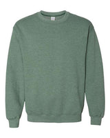 Gildan Unisex Heavy Blend™ Crewneck Sweatshirt - Gildan 18000 Heather Dark Green S Sweatshirts