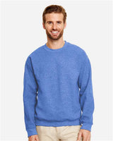 Gildan Unisex Heavy Blend™ Crewneck Sweatshirt - Gildan 18000 Heather Deep Royal S Sweatshirts