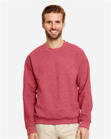 Gildan Unisex Heavy Blend™ Crewneck Sweatshirt - Gildan 18000 Heather Scarlet Red S Sweatshirts