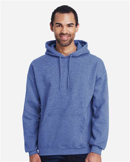 Gildan Unisex Heavy Blend Hooded Sweatshirt - Gildan 18500 Heather Deep Royal S Sweatshirts