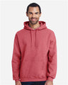 Gildan Unisex Heavy Blend Hooded Sweatshirt - Gildan 18500 Heather Scarlet Red S Sweatshirts