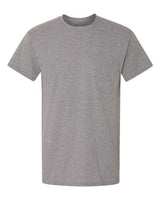 Gildan Unisex Heavy Cotton™ Pocket T-Shirt - Gildan 5300 Graphite Heather S Short Sleeve T-Shirts