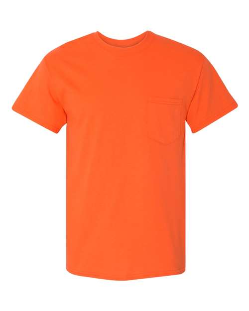Gildan Unisex Heavy Cotton™ Pocket T-Shirt - Gildan 5300 Orange S Short Sleeve T-Shirts