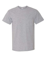 Gildan Unisex Heavy Cotton™ Pocket T-Shirt - Gildan 5300 Sport Grey S Short Sleeve T-Shirts