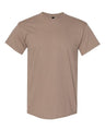 Gildan Unisex Heavy Cotton™ T-Shirt - Gildan 5000 Brown Savana S Short Sleeve T-Shirts