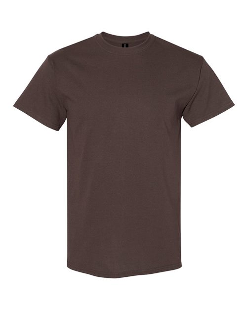 Gildan Unisex Heavy Cotton™ T-Shirt - Gildan 5000 Dark Chocolate S Short Sleeve T-Shirts