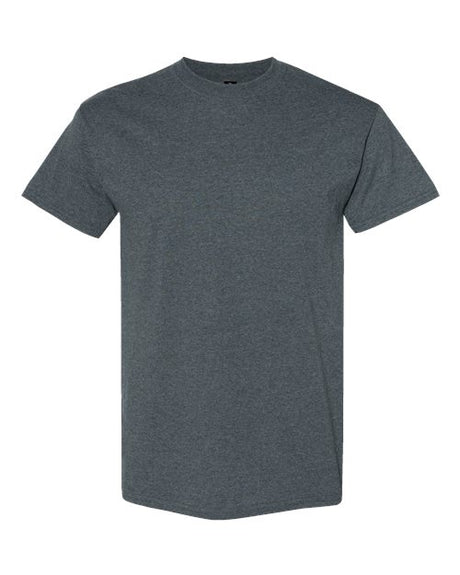 Gildan Unisex Heavy Cotton™ T-Shirt - Gildan 5000 Dark Heather S Short Sleeve T-Shirts