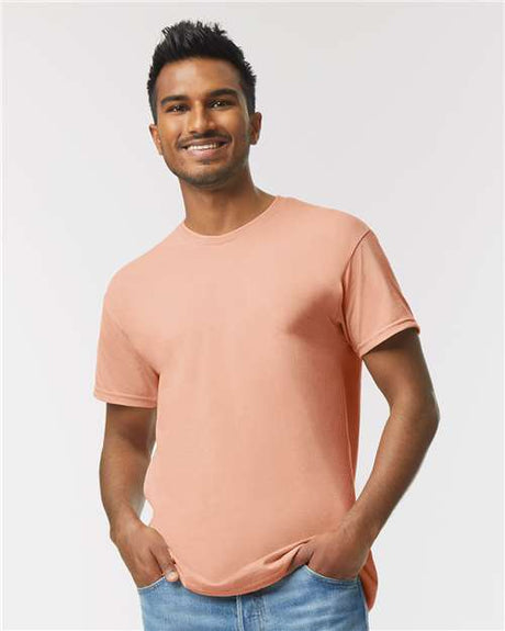 Gildan Unisex Heavy Cotton™ T-Shirt - Gildan 5000 Dusty Rose S Short Sleeve T-Shirts