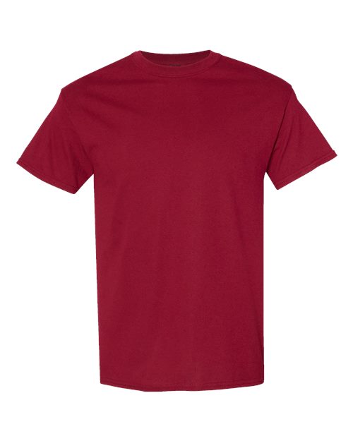 Gildan Unisex Heavy Cotton™ T-Shirt - Gildan 5000 Garnet S Short Sleeve T-Shirts