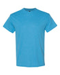 Gildan Unisex Heavy Cotton™ T-Shirt - Gildan 5000 Heather Sapphire S Short Sleeve T-Shirts