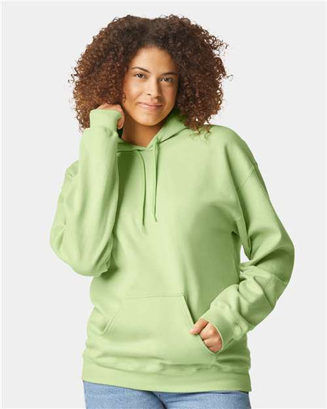 Gildan Unisex Softstyle® Midweight Hooded Sweatshirt - Gildan SF500 Pistachio S Sweatshirts